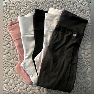 5 pairs of GapFit leggings all in VGUC all in size Medium